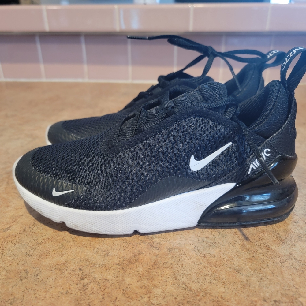 Nike Black and White Air Max 270 Sneakers